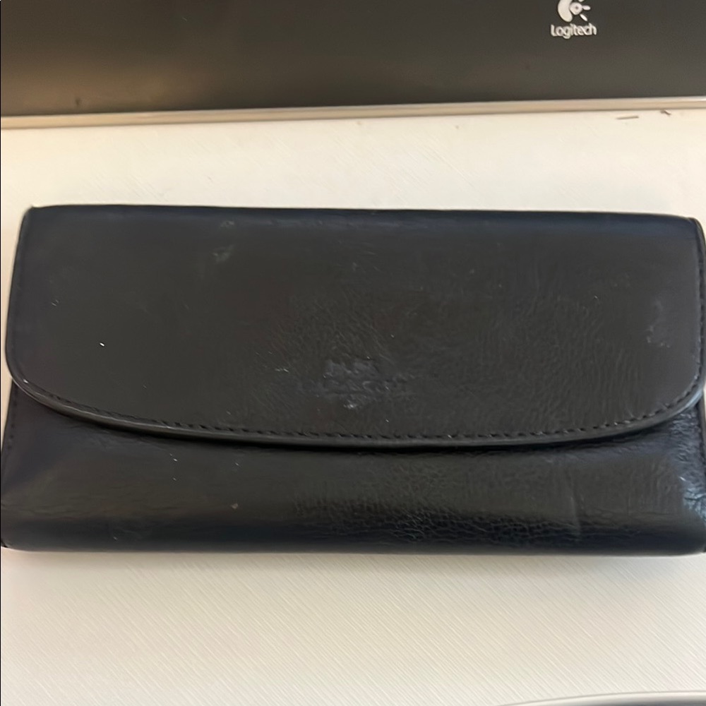 Coach Black Key and Card Holder Leather Accessory